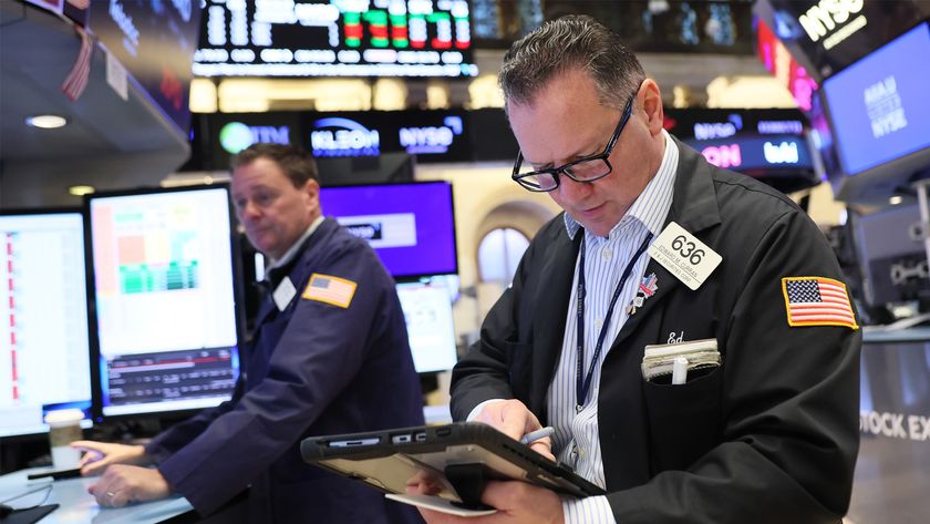 Wall Street broker analyzing OpenAI's financial data